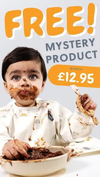 Bibado ad, free mystery product worth 12.95 pounds