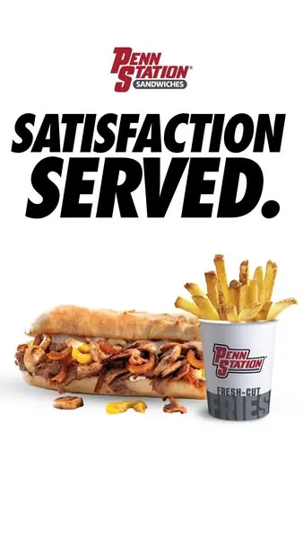 Penn Station ad, Satisfaction served